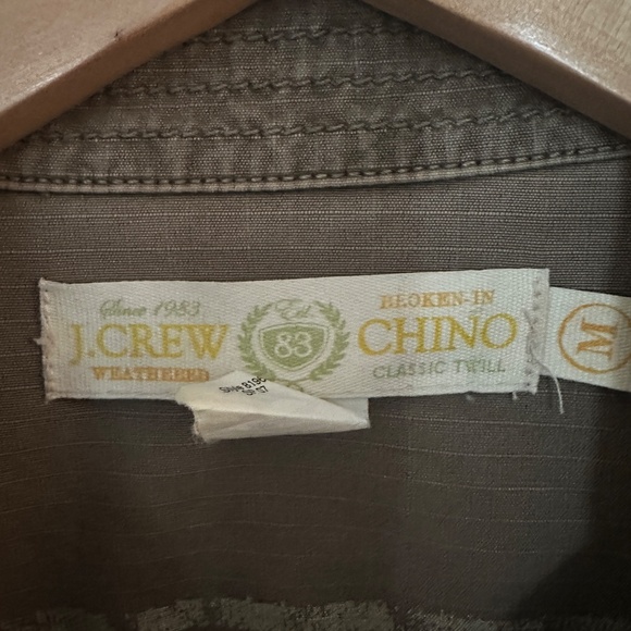 Vintage J.Crew distressed Military Jacket Size M - Picture 3 of 4